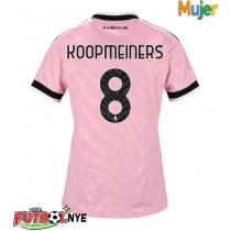 Camiseta Juventus Teun Koopmeiners #8 Visitante Equipación para mujer 2026-27 manga corta